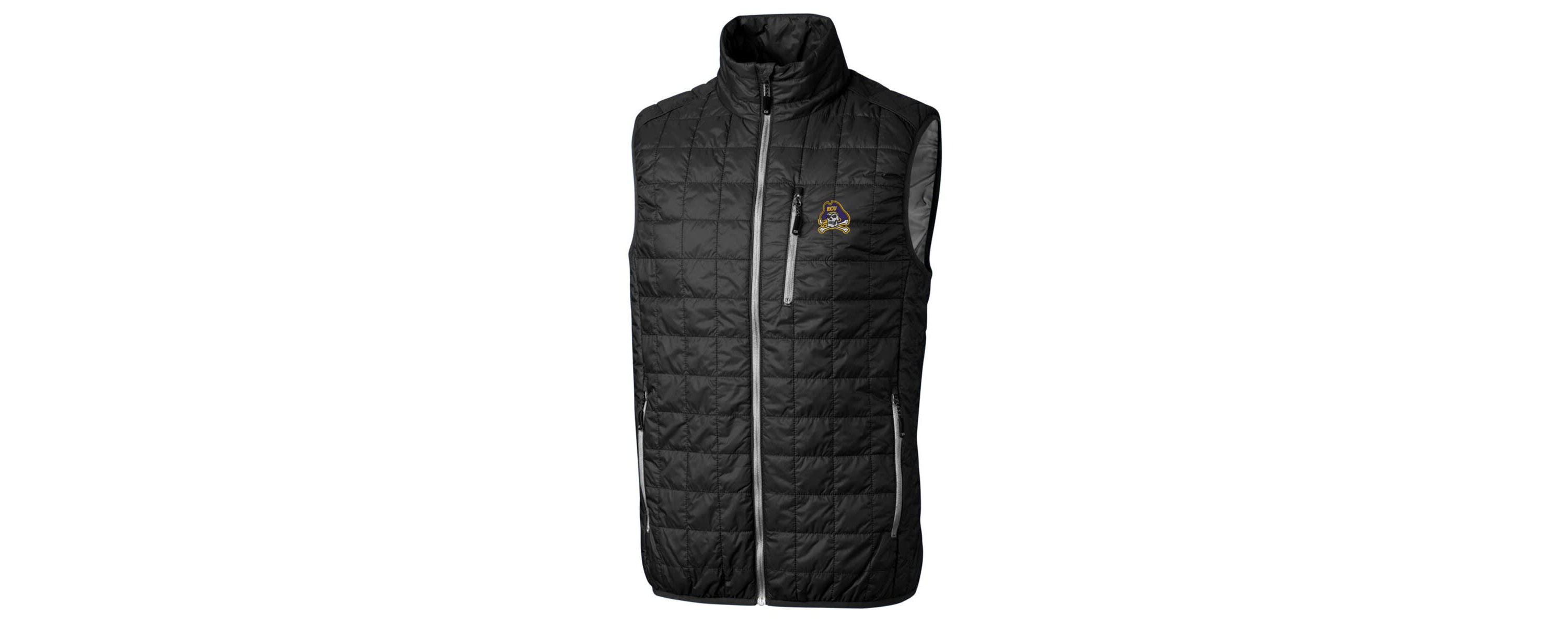 East Carolina Pirates NCAA ECU Pirates Big & Tall Rainier PrimaLoft Eco Full-Zip Puffer Vest