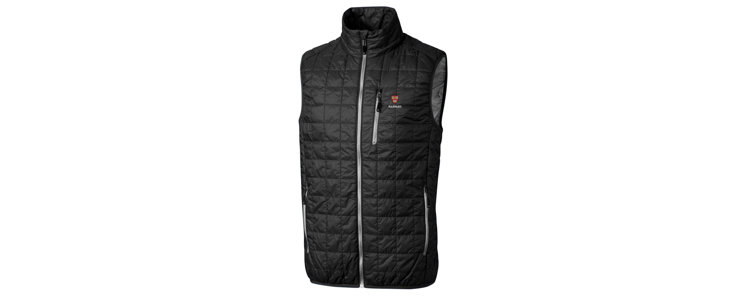 Harvard Crimson NCAA Harvard Big & Tall Rainier PrimaLoft Eco Full-Zip Puffer Vest