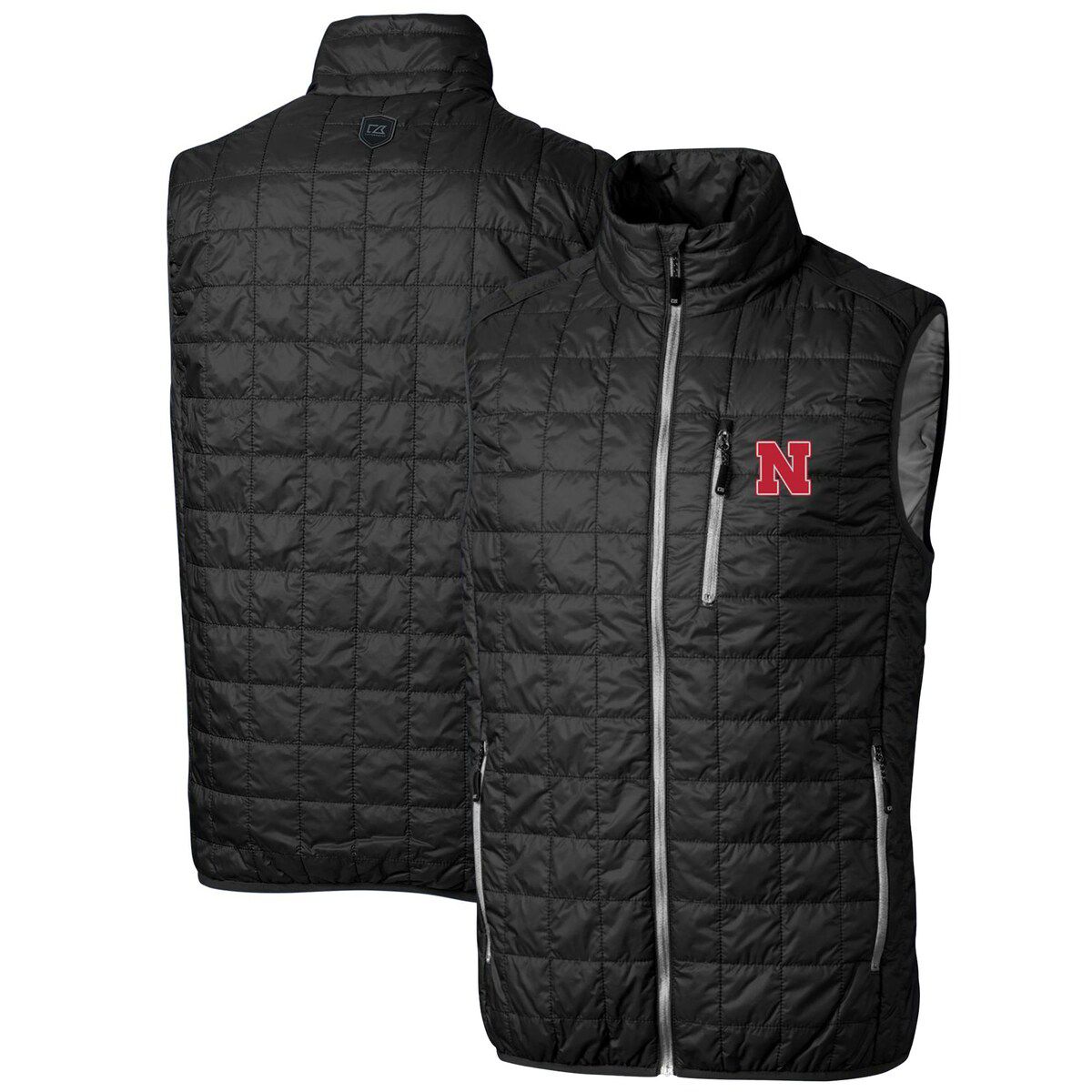 NCAA Nebraska Huskers Big & Tall Rainier PrimaLoft Eco Full-Zip Puffer Vest