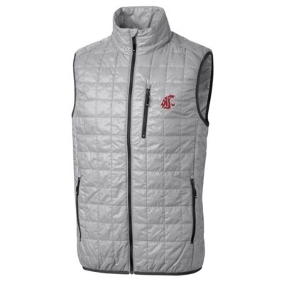 NCAA Washington State Cougars Big & Tall Rainier PrimaLoft Eco Full-Zip Puffer Vest