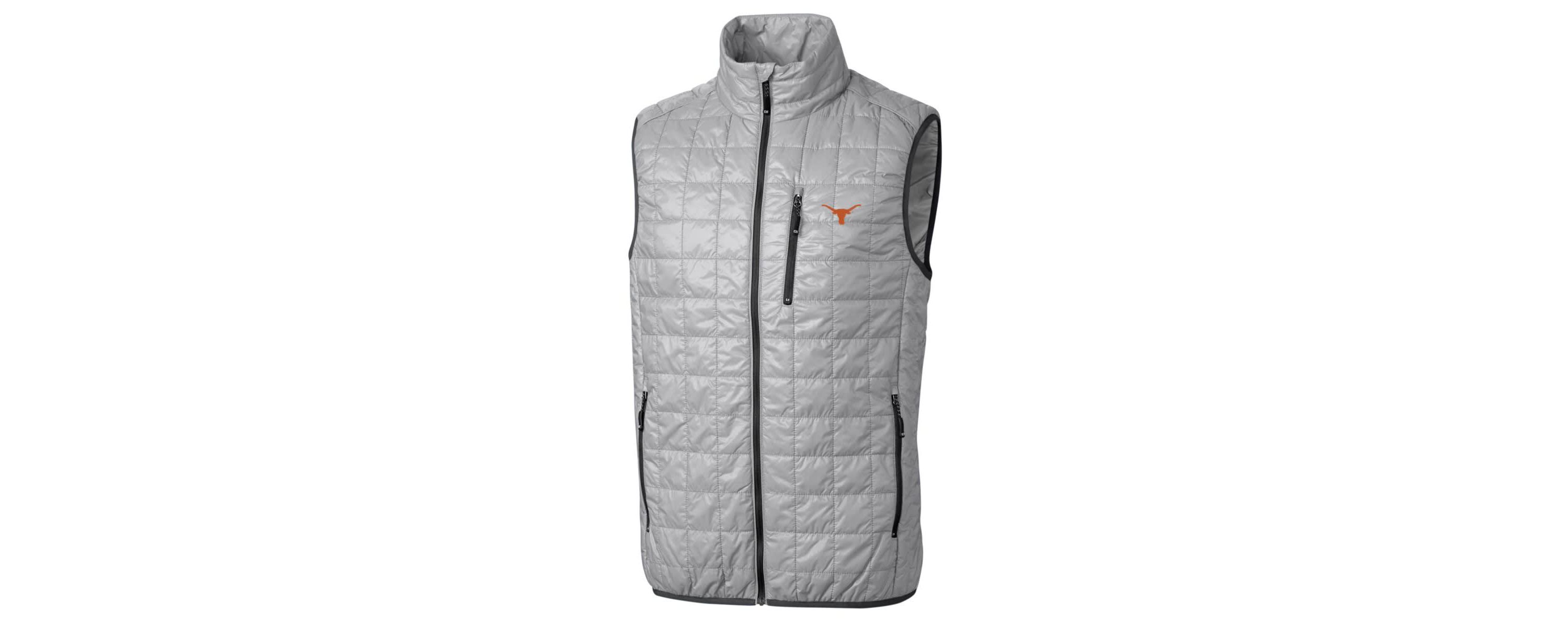 NCAA Texas Longhorns Big & Tall Rainier PrimaLoft Eco Full-Zip Puffer Vest