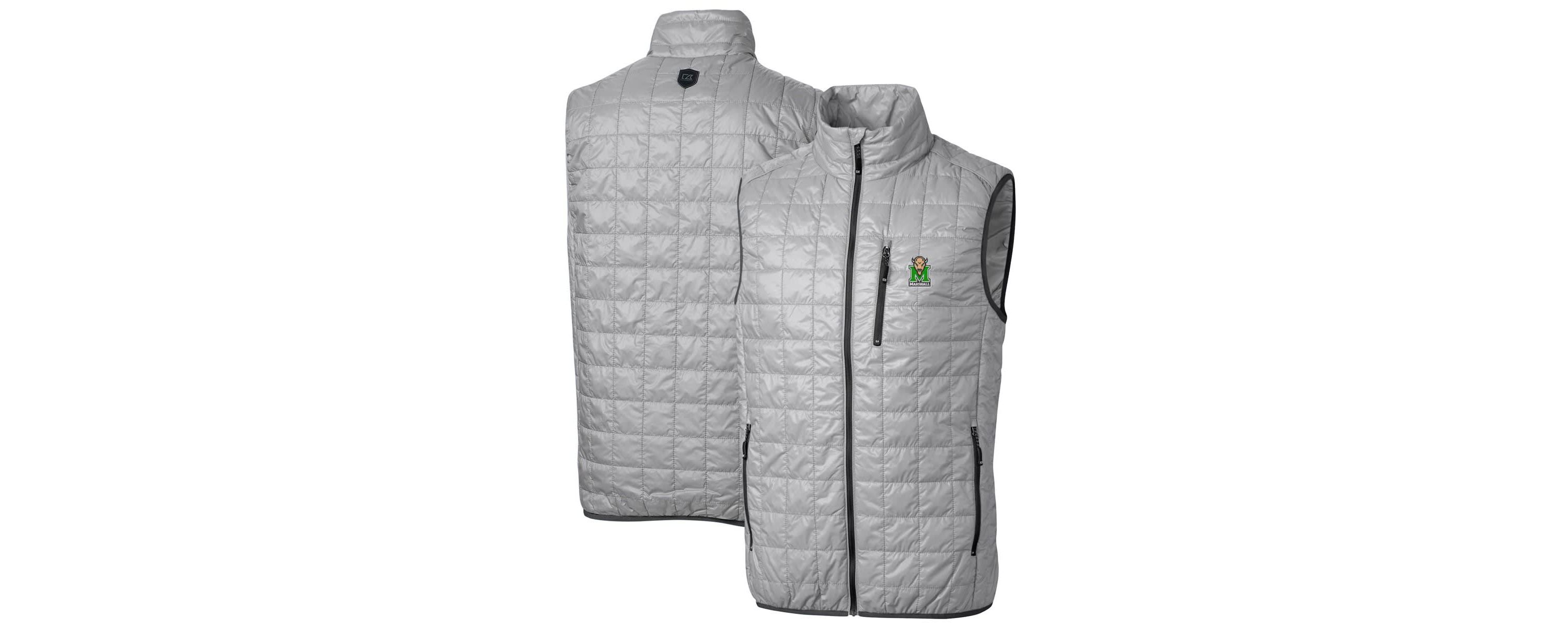 NCAA Marshall Thundering Herd Big & Tall Rainier PrimaLoft Eco Full-Zip Puffer Vest