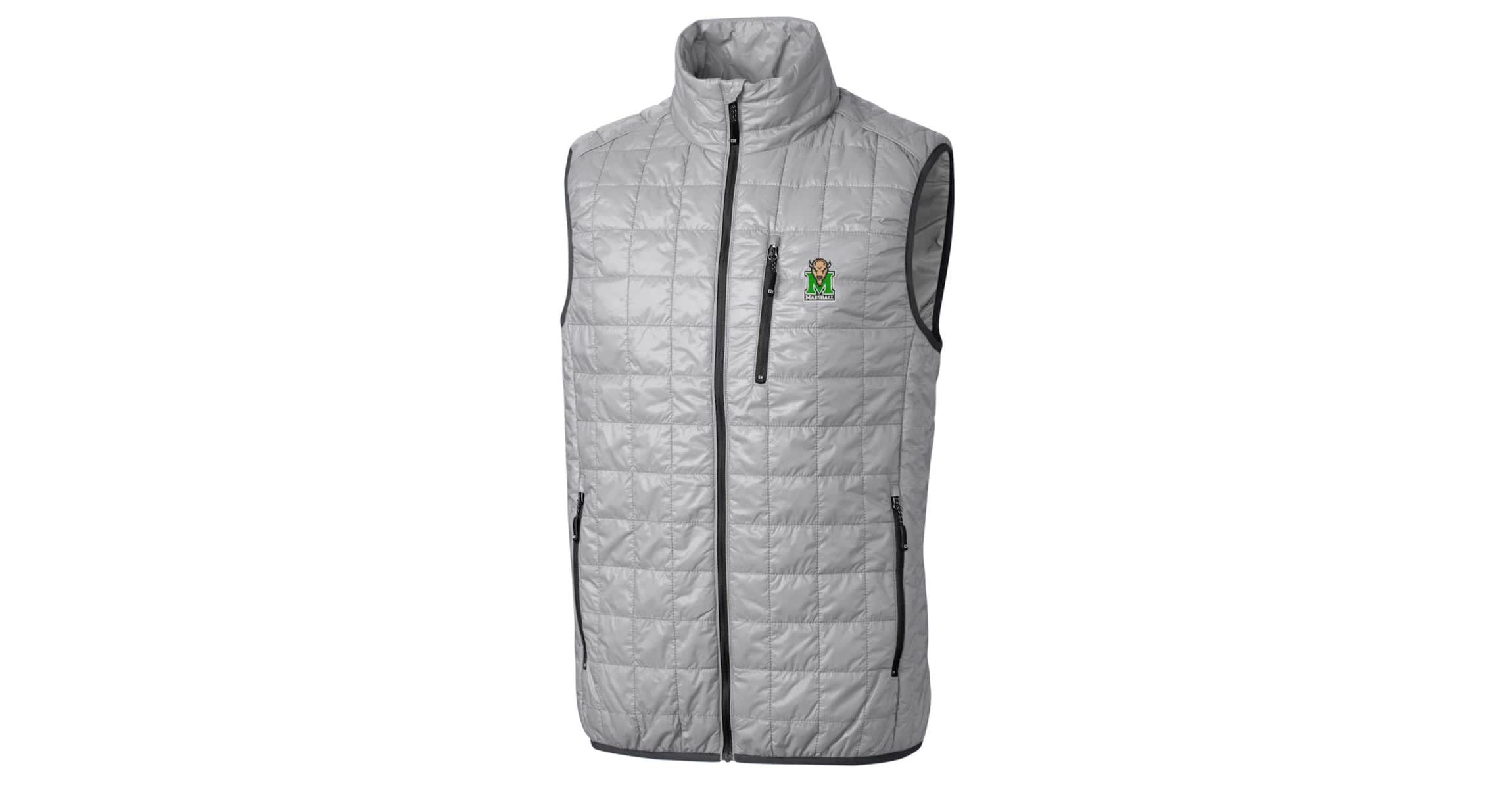 NCAA Marshall Thundering Herd Big & Tall Rainier PrimaLoft Eco Full-Zip Puffer Vest