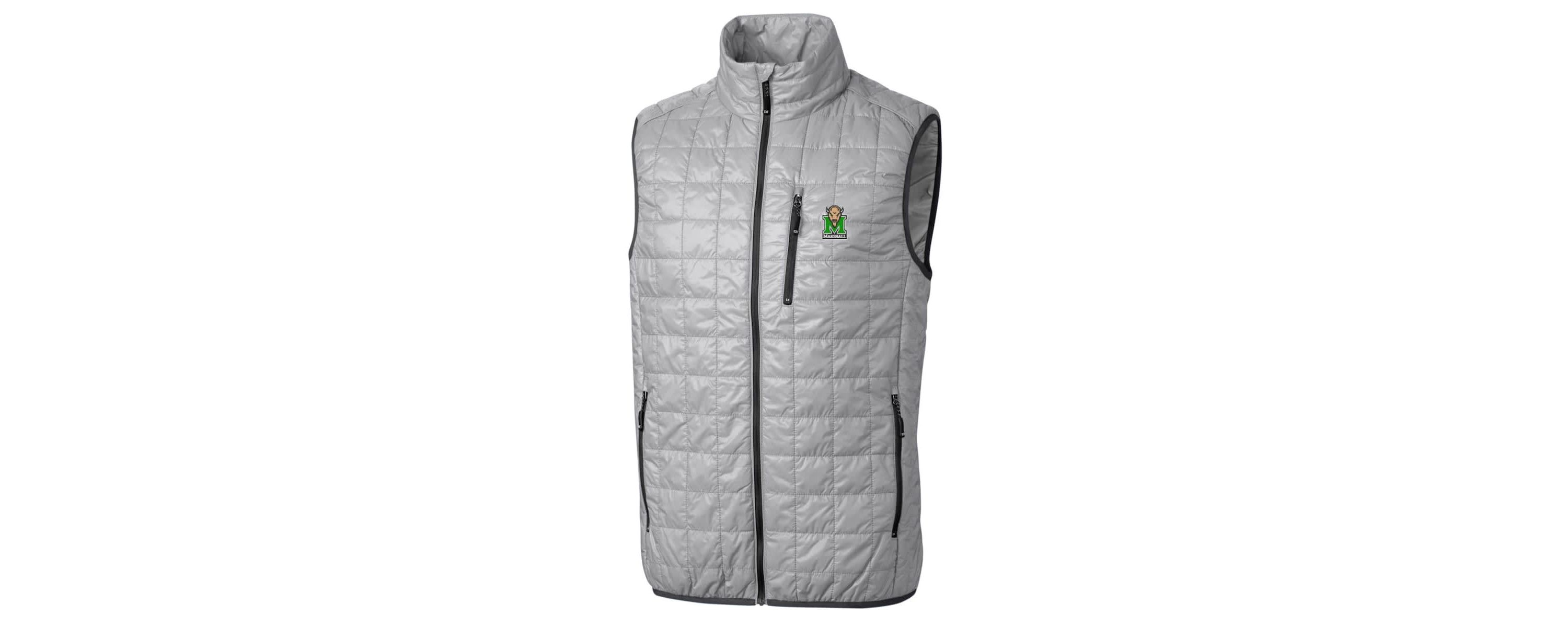 NCAA Marshall Thundering Herd Big & Tall Rainier PrimaLoft Eco Full-Zip Puffer Vest