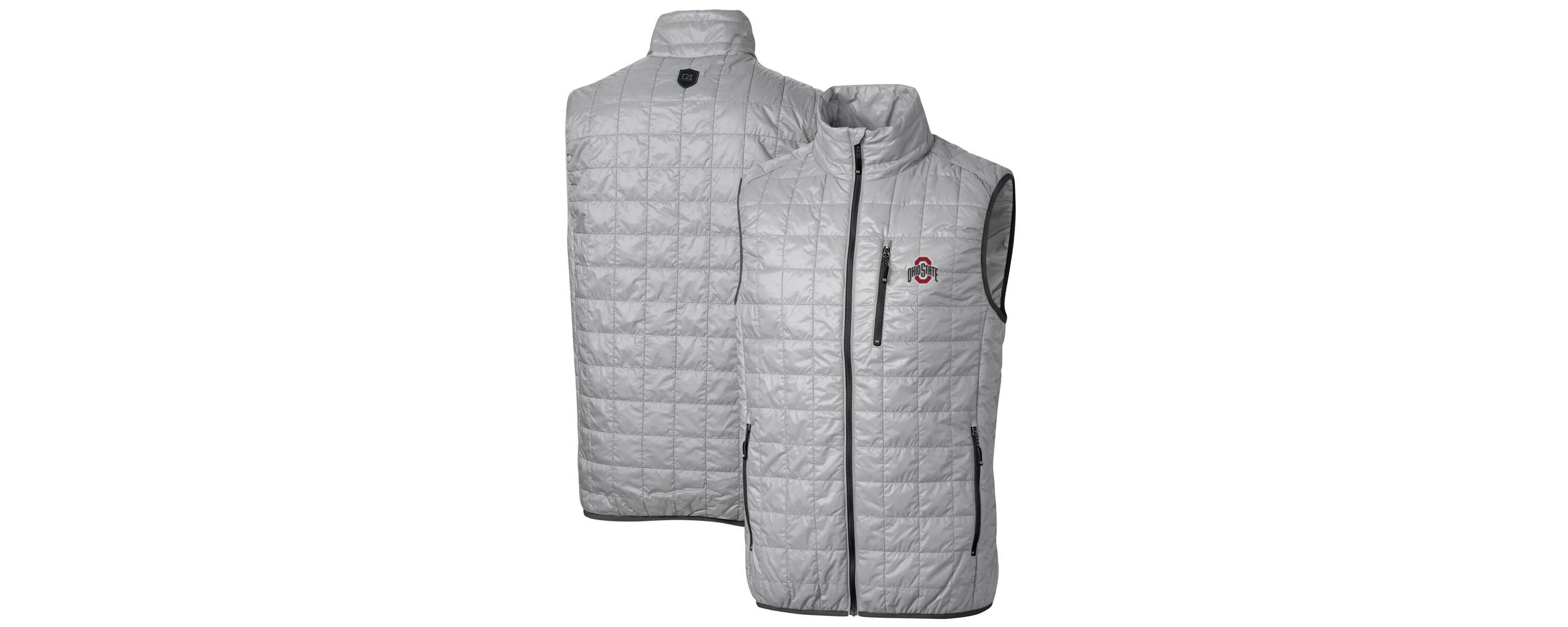 NCAA Ohio State Buckeyes Big & Tall Rainier PrimaLoft Eco Full-Zip Puffer Vest