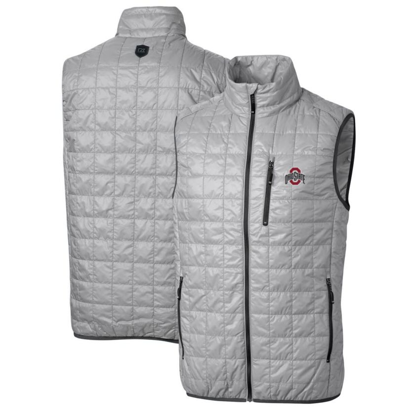 NCAA Ohio State Buckeyes Big & Tall Rainier PrimaLoft Eco Full-Zip Puffer Vest
