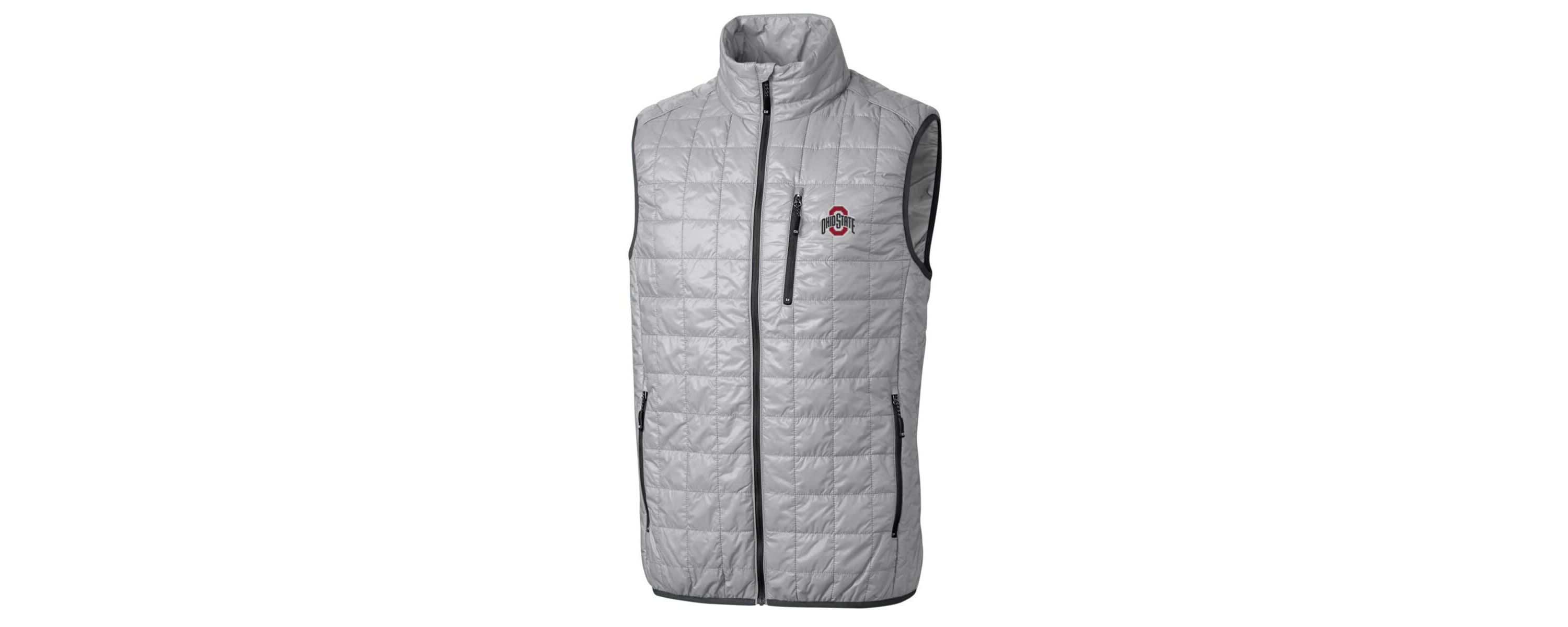 NCAA Ohio State Buckeyes Big & Tall Rainier PrimaLoft Eco Full-Zip Puffer Vest