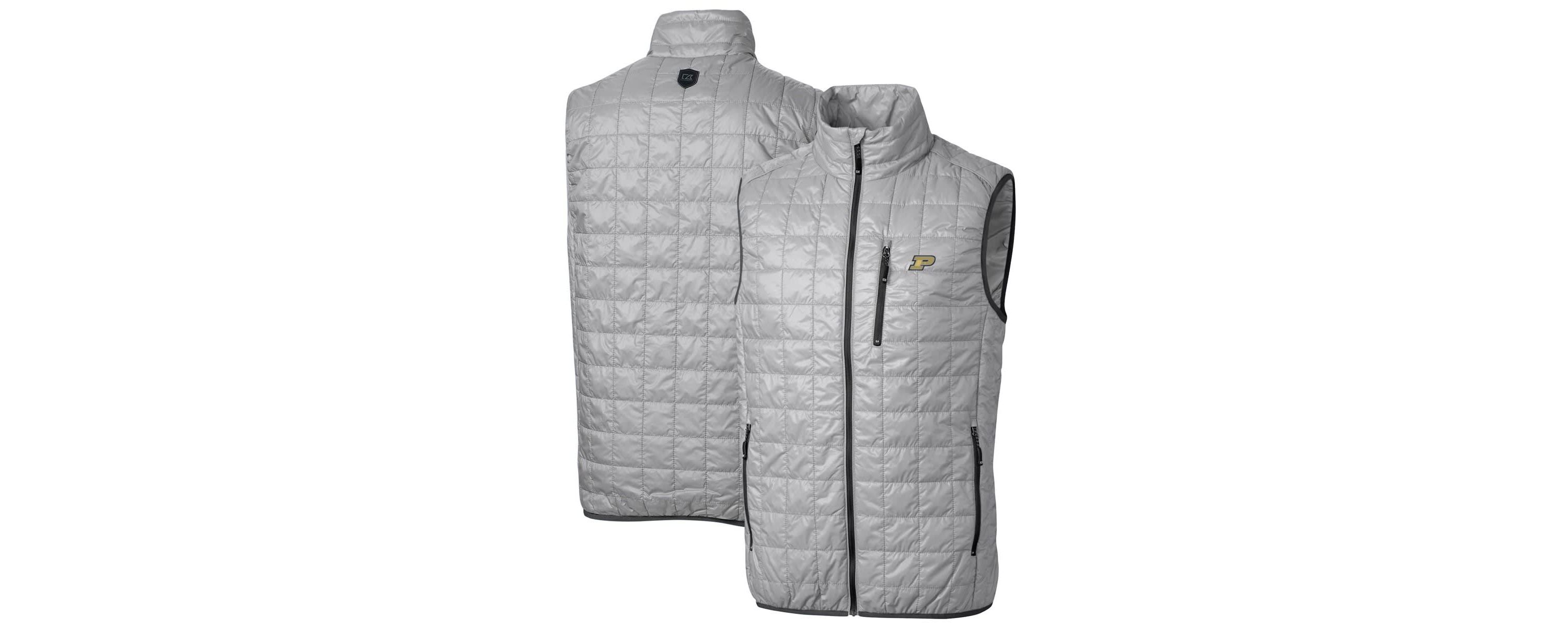 NCAA Purdue Boilermakers Big & Tall Rainier PrimaLoft Eco Full-Zip Puffer Vest