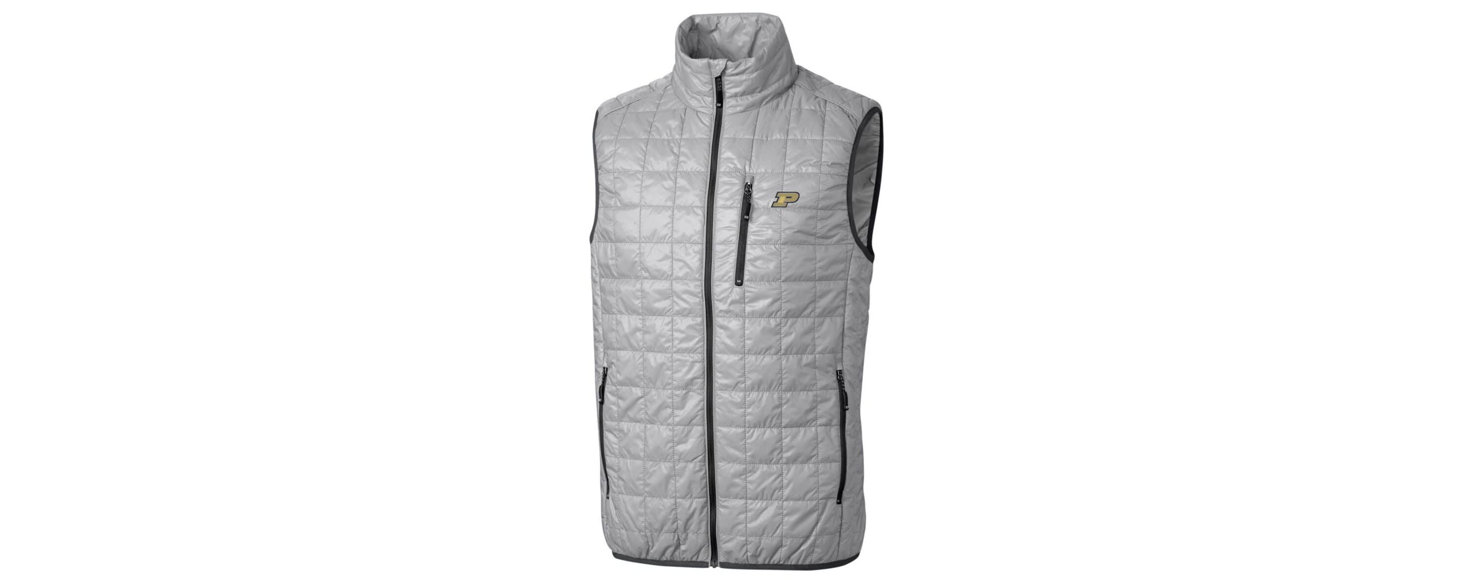 NCAA Purdue Boilermakers Big & Tall Rainier PrimaLoft Eco Full-Zip Puffer Vest