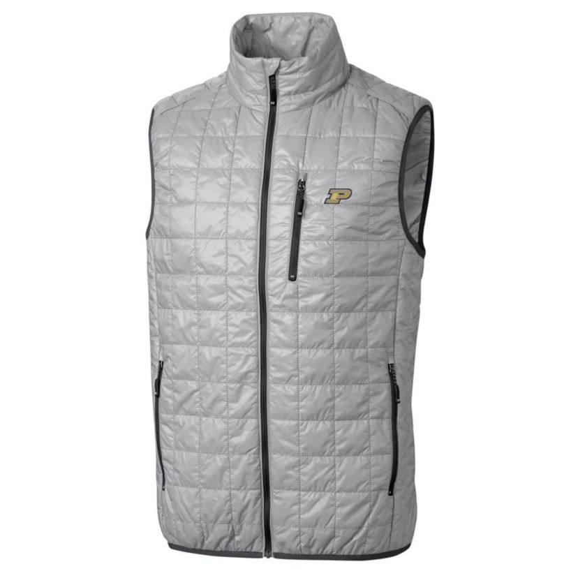 NCAA Purdue Boilermakers Big & Tall Rainier PrimaLoft Eco Full-Zip Puffer Vest