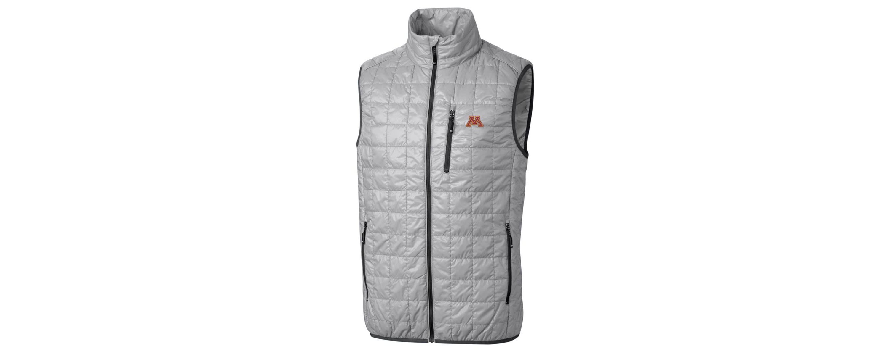 NCAA Minnesota Golden Gophers Big & Tall Rainier PrimaLoft Eco Full-Zip Puffer Vest