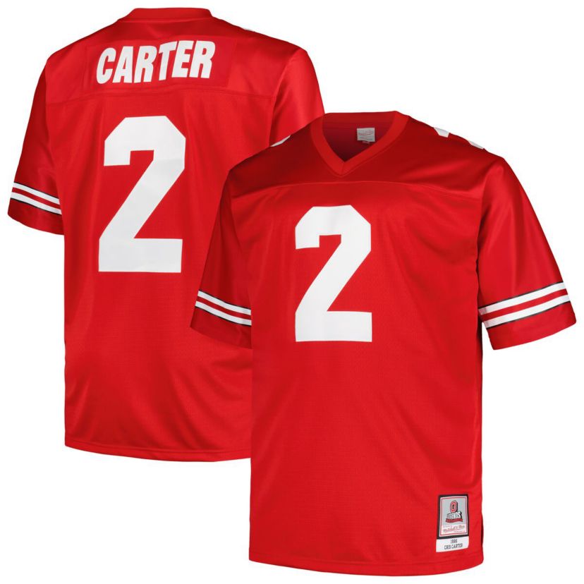 NCAA Cris Carter Ohio State Buckeyes Big & Tall Legacy Jersey