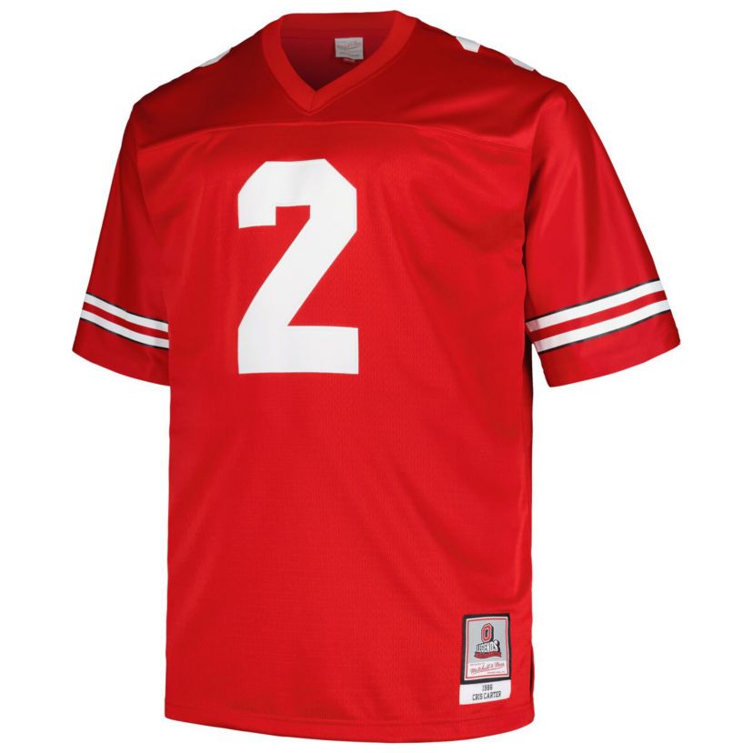 NCAA Cris Carter Ohio State Buckeyes Big & Tall Legacy Jersey