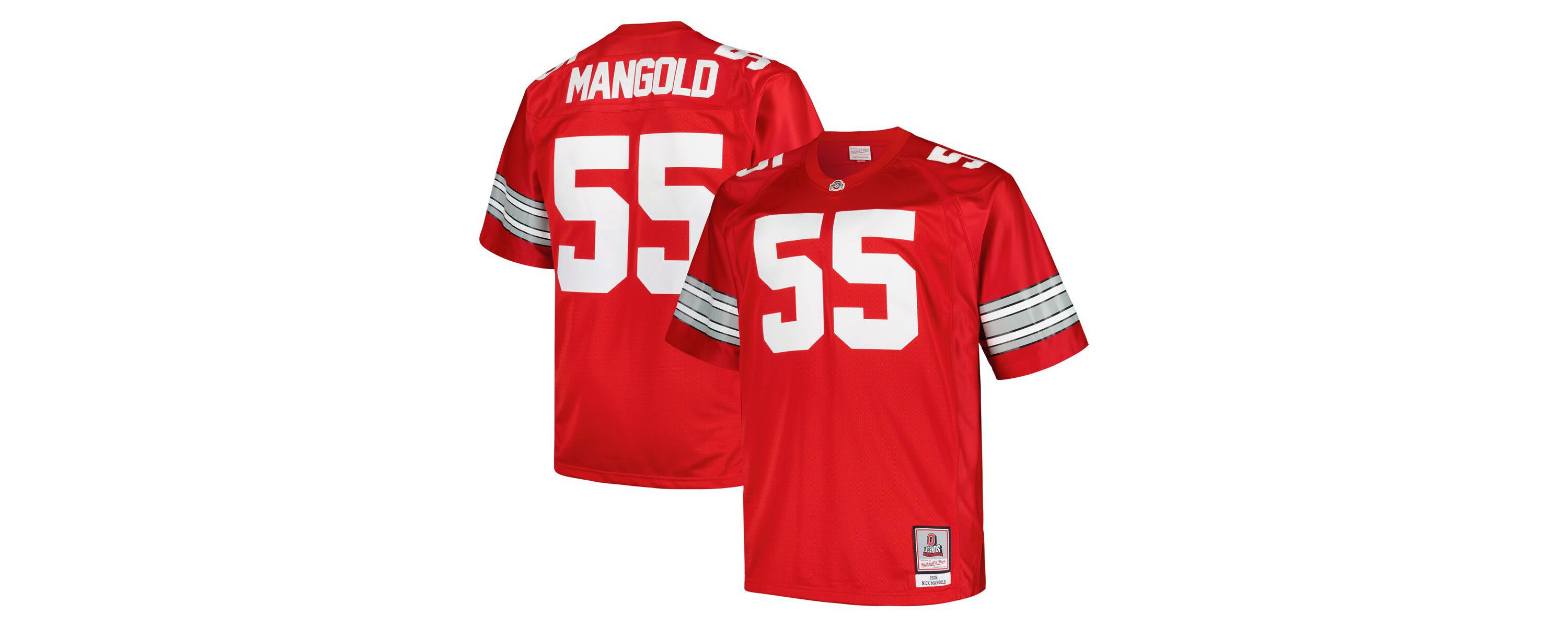 NCAA Nick Mangold Ohio State Buckeyes Big & Tall Legacy Jersey