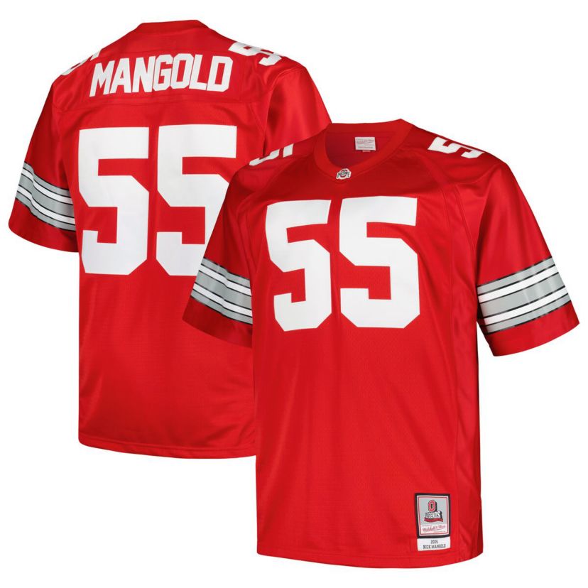 NCAA Nick Mangold Ohio State Buckeyes Big & Tall Legacy Jersey