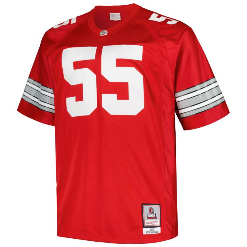 NCAA Nick Mangold Ohio State Buckeyes Big & Tall Legacy Jersey