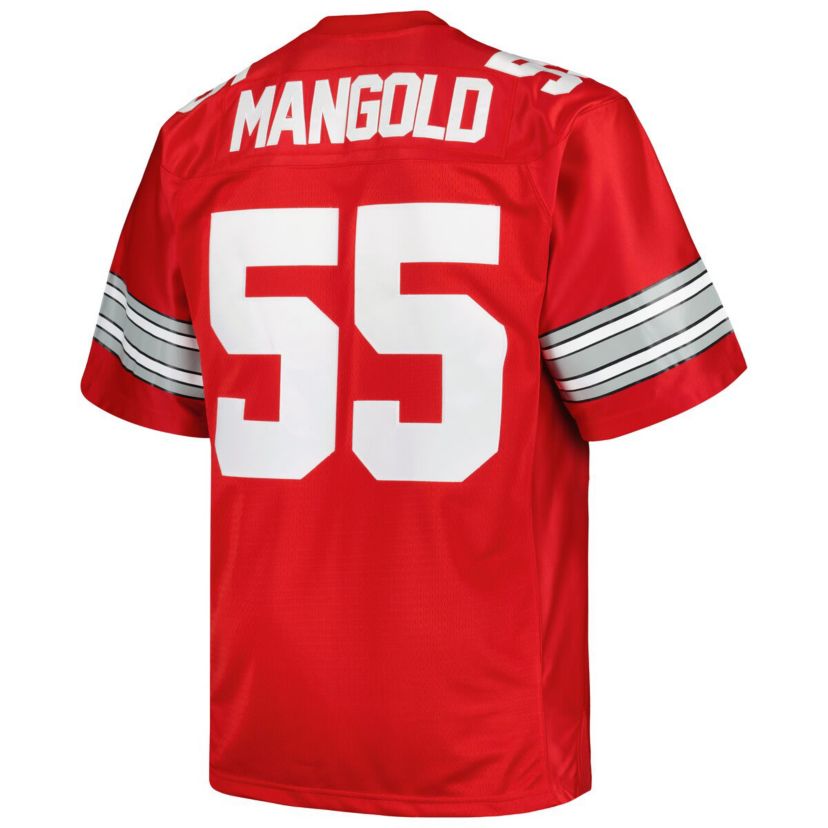 NCAA Nick Mangold Ohio State Buckeyes Big & Tall Legacy Jersey