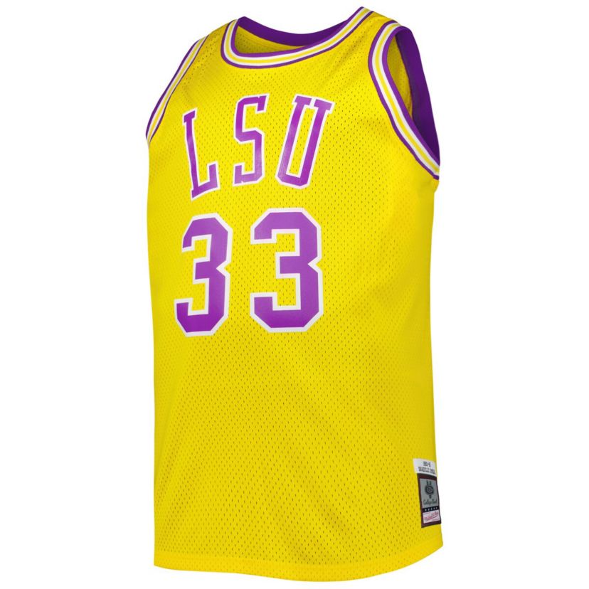 NCAA 1990/91 Shaquille ONeal LSU Tigers Big & Tall Swingman Jersey