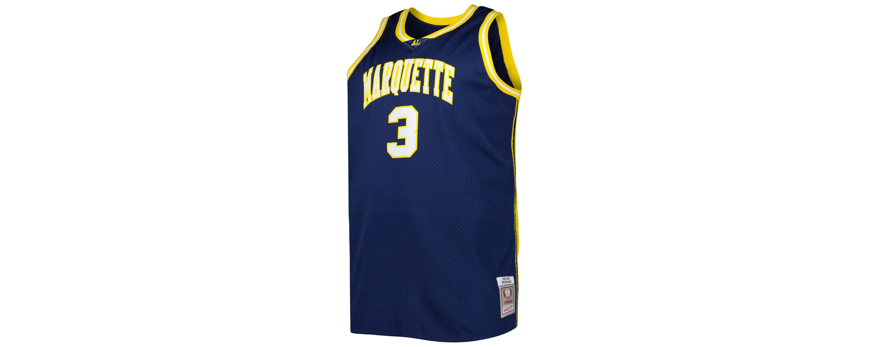 NCAA Dwyane Wade Marquette Golden Eagles Big & Tall Swingman Jersey