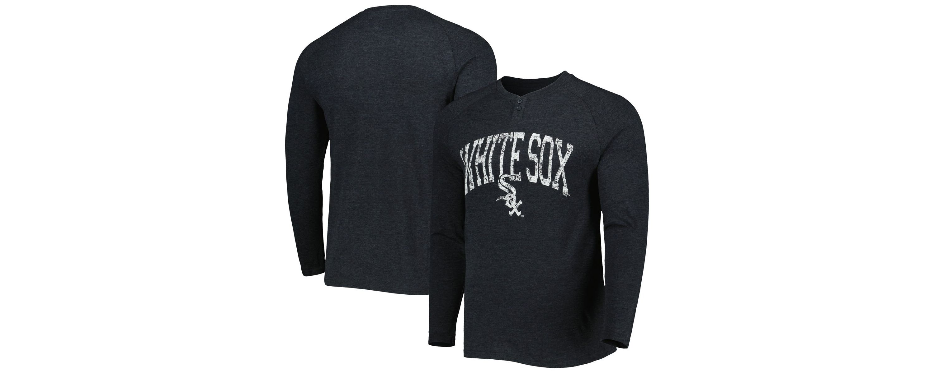 Chicago White Sox MLB Chicago Sox Inertia Raglan Long Sleeve Henley Top
