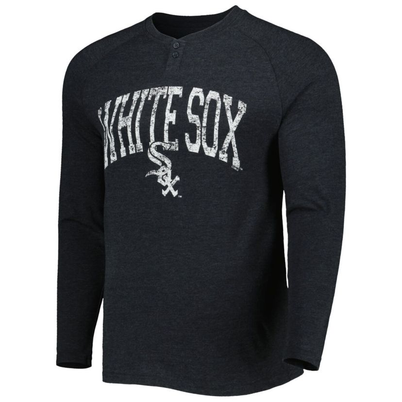 Chicago White Sox MLB Chicago Sox Inertia Raglan Long Sleeve Henley Top