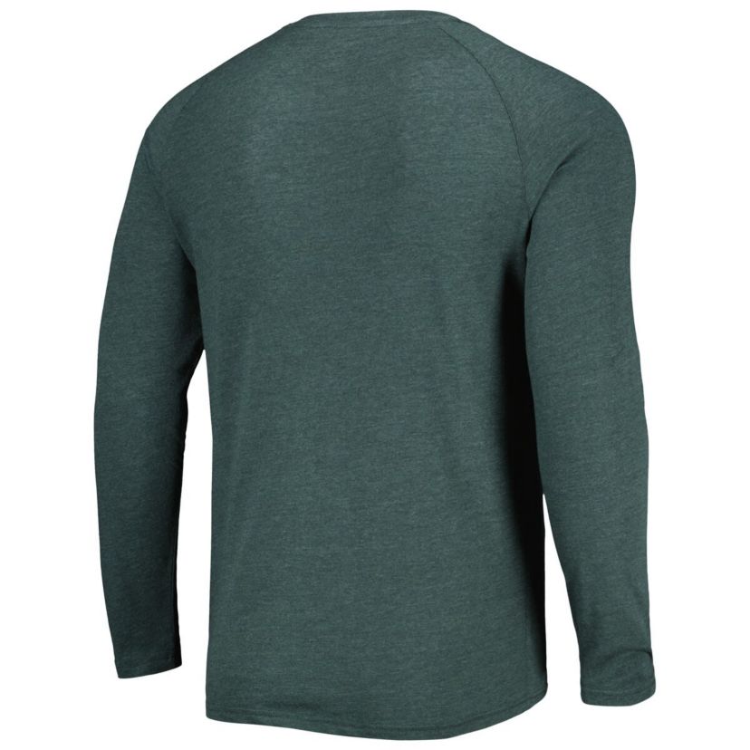 Cooperstown Teams Athletics Inertia Raglan Long Sleeve Henley Top