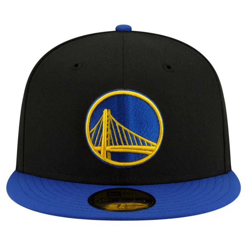 NBA Black/Royal Golden State Warriors 2-Tone 59FIFTY Fitted Hat