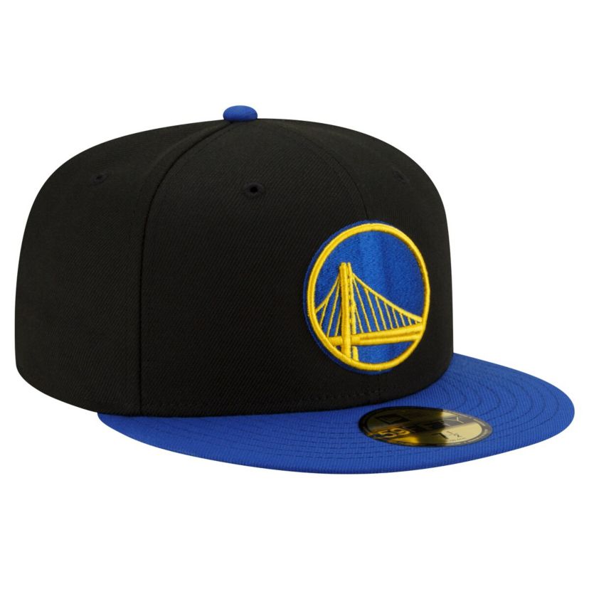 NBA Black/Royal Golden State Warriors 2-Tone 59FIFTY Fitted Hat