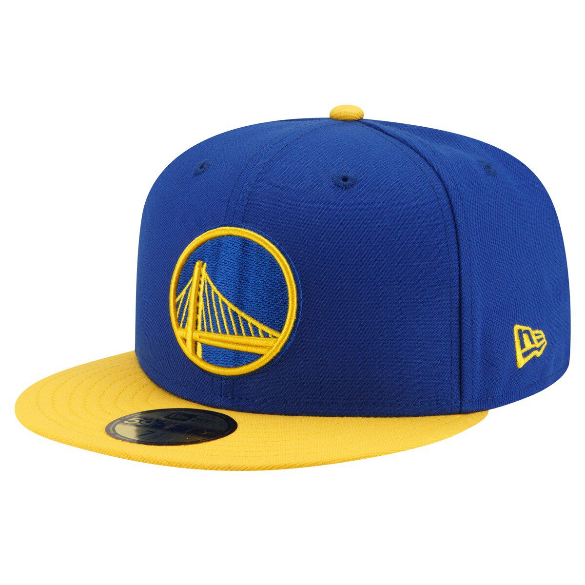 NBA Royal/Gold Golden State Warriors 2-Tone 59FIFTY Fitted Hat