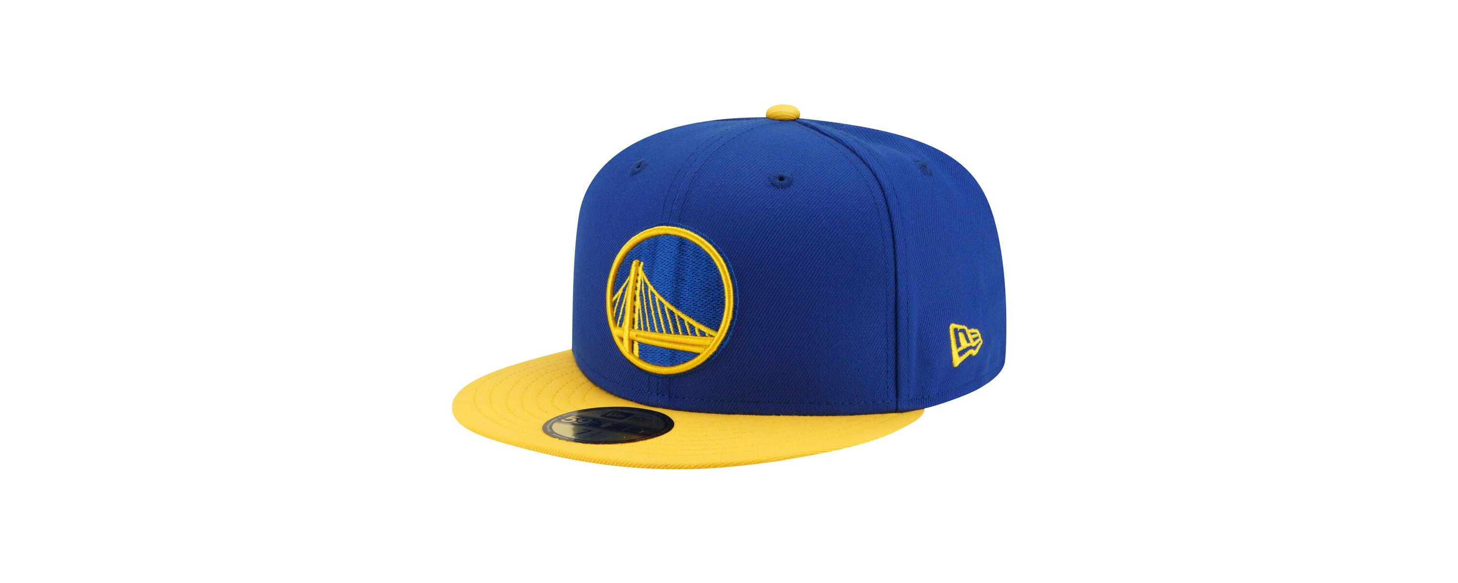 NBA Royal/Gold Golden State Warriors 2-Tone 59FIFTY Fitted Hat