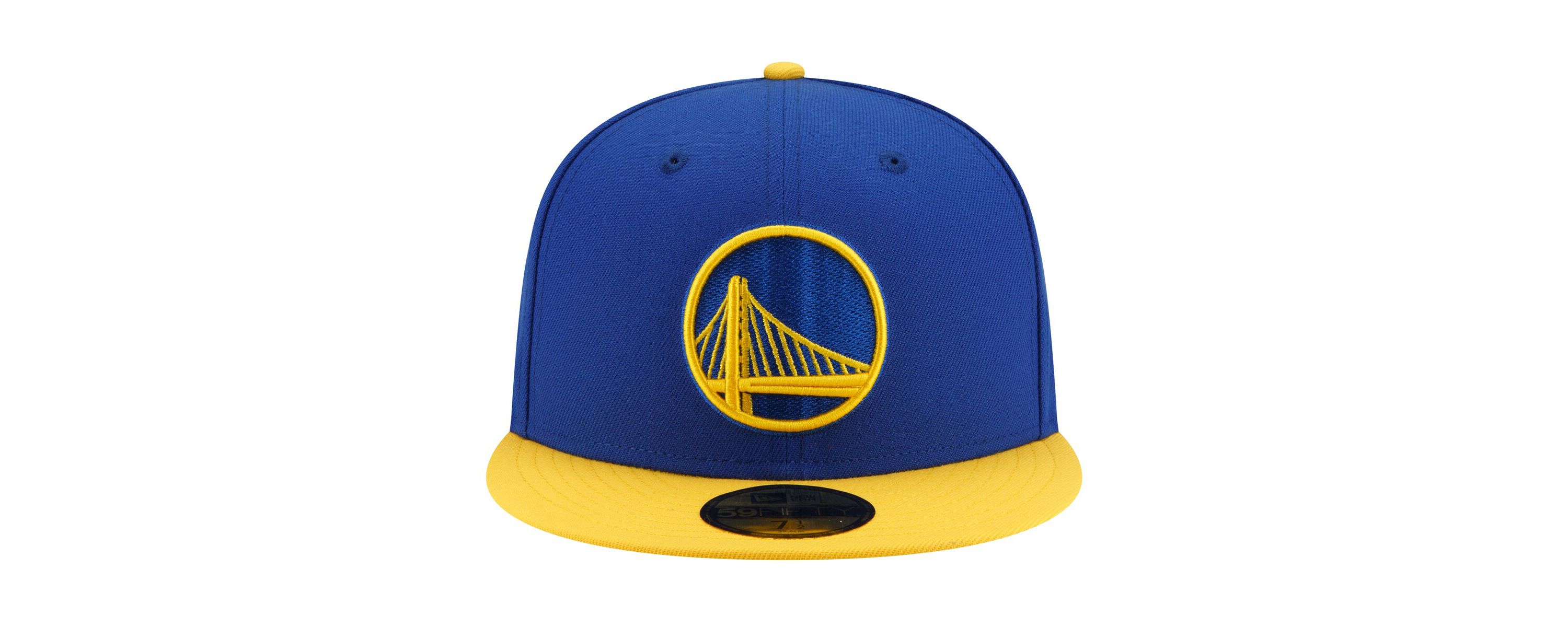 NBA Royal/Gold Golden State Warriors 2-Tone 59FIFTY Fitted Hat
