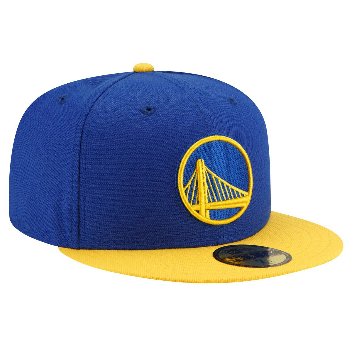 NBA Royal/Gold Golden State Warriors 2-Tone 59FIFTY Fitted Hat