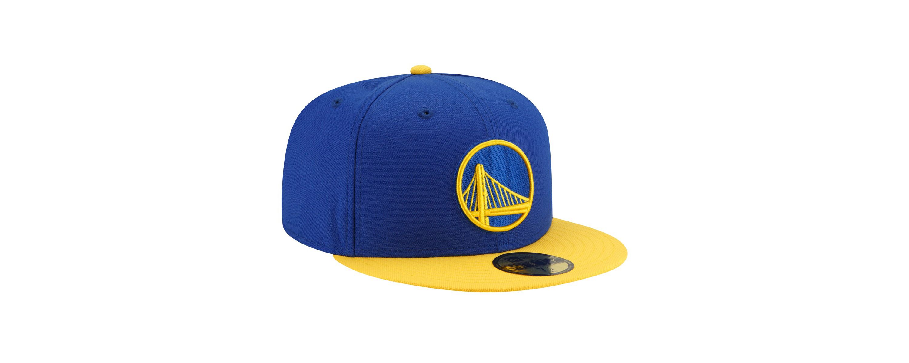 NBA Royal/Gold Golden State Warriors 2-Tone 59FIFTY Fitted Hat