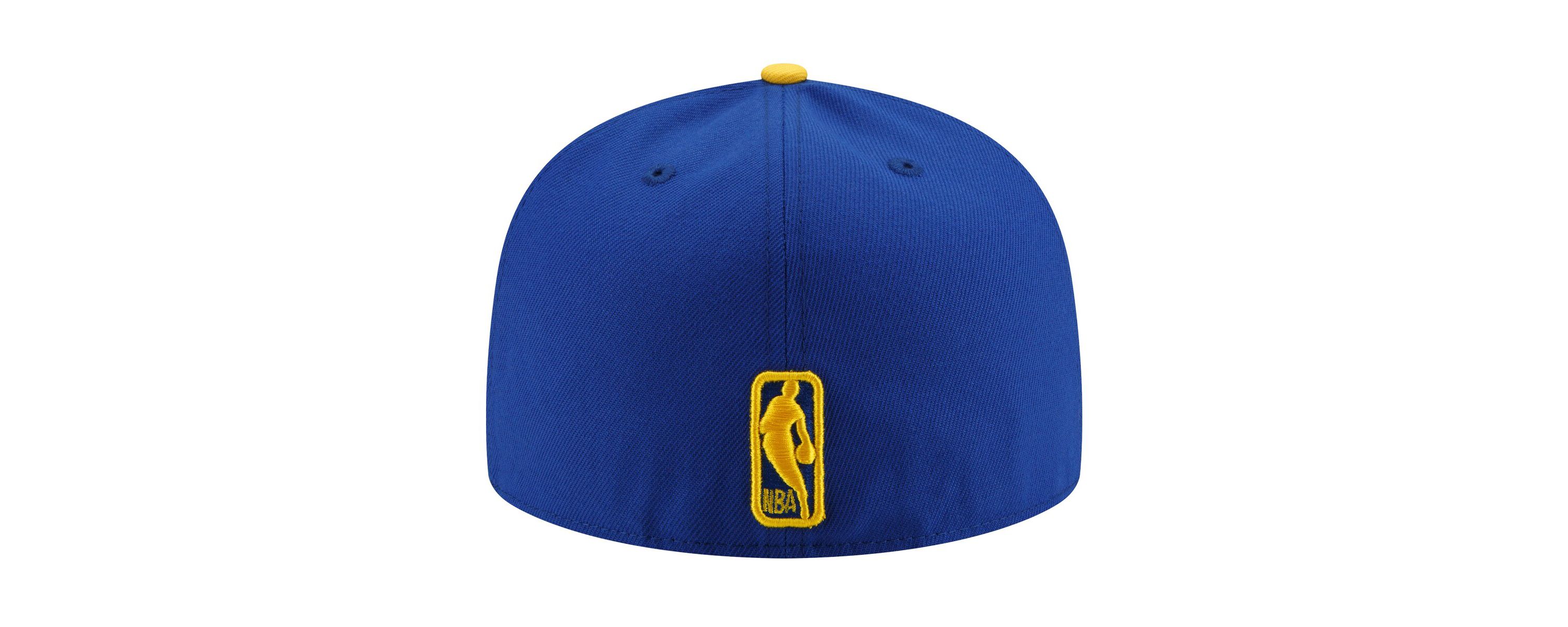 NBA Royal/Gold Golden State Warriors 2-Tone 59FIFTY Fitted Hat
