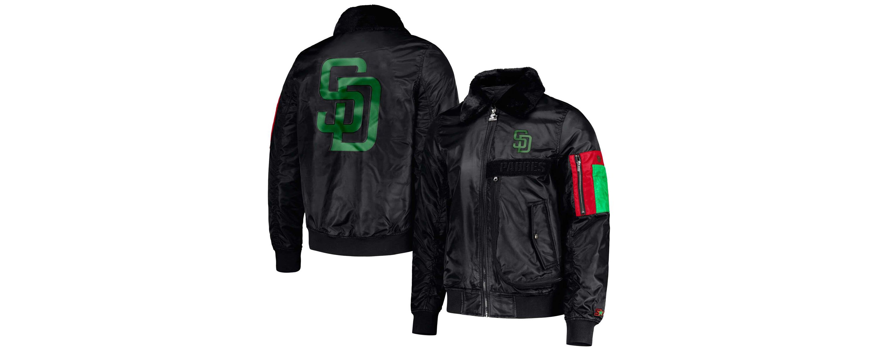 MLB x Ty Mopkins San Diego Padres History Month Satin Full-Zip Jacket