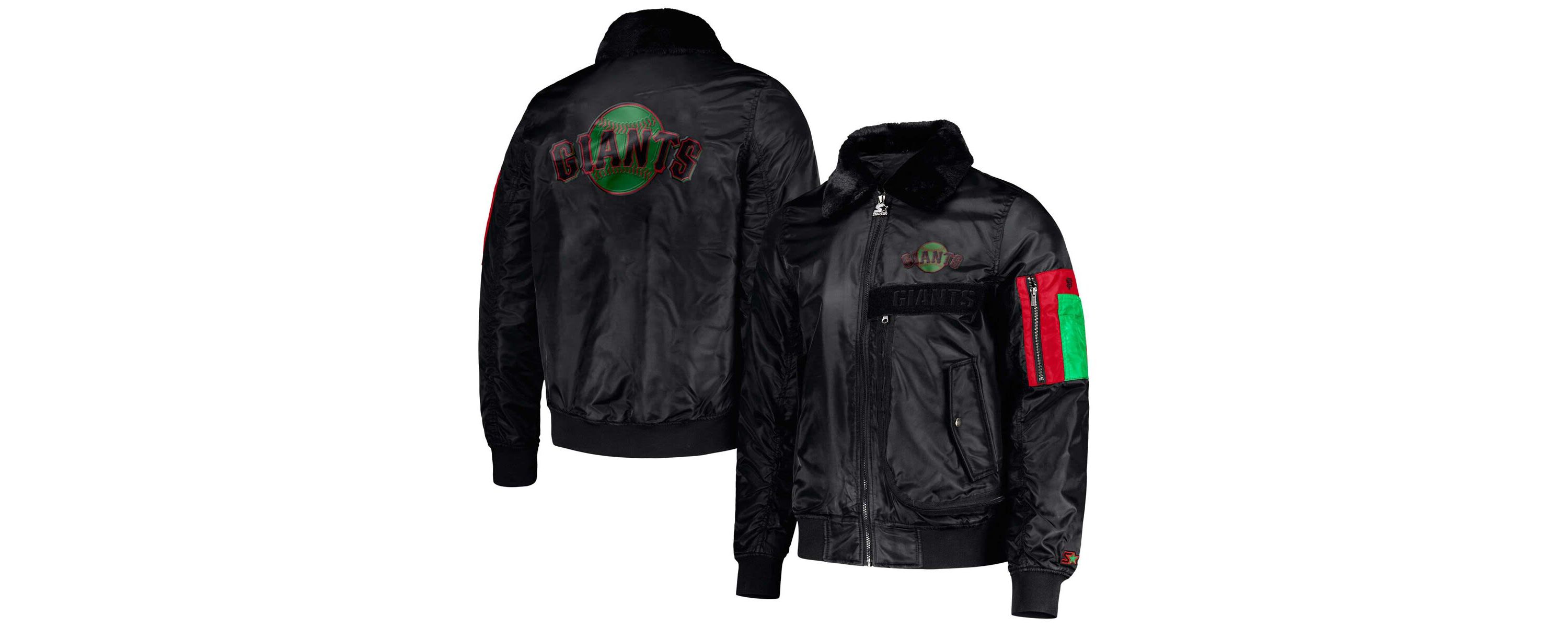MLB x Ty Mopkins San Francisco Giants History Month Satin Full-Zip Jacket