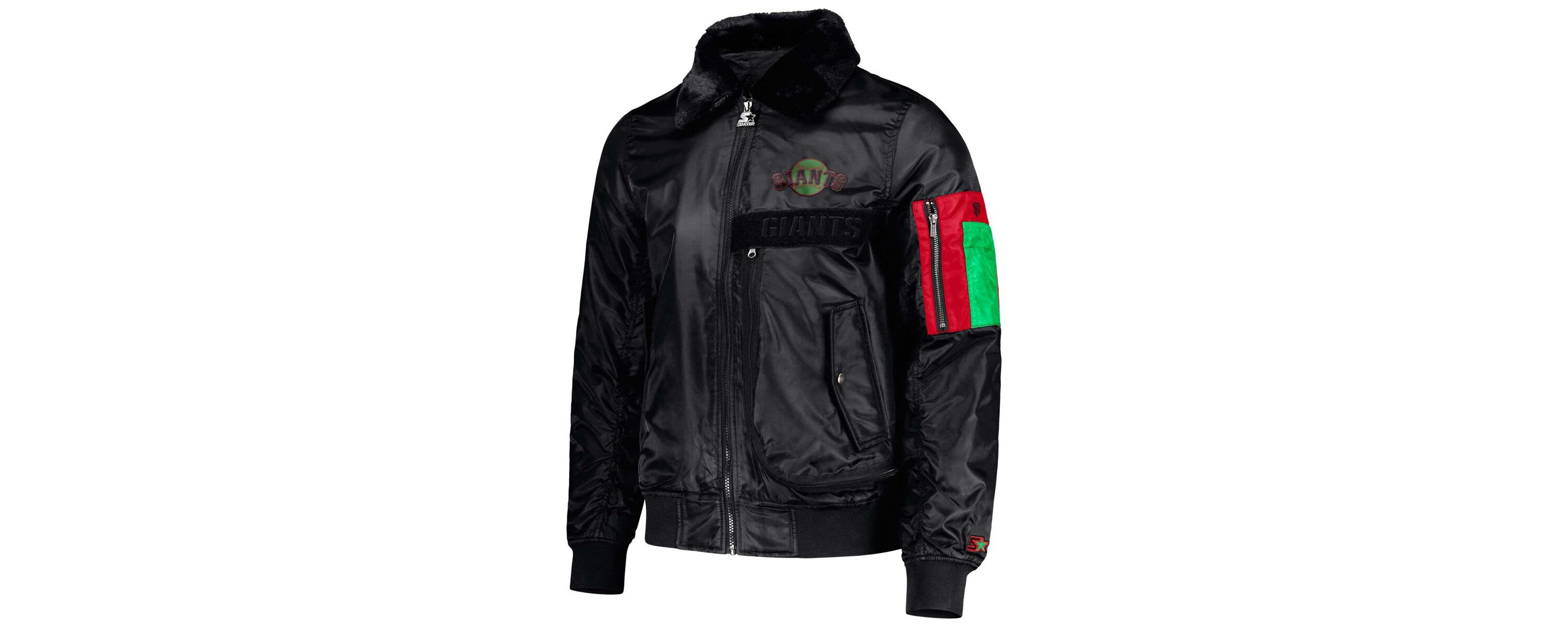 MLB x Ty Mopkins San Francisco Giants History Month Satin Full-Zip Jacket