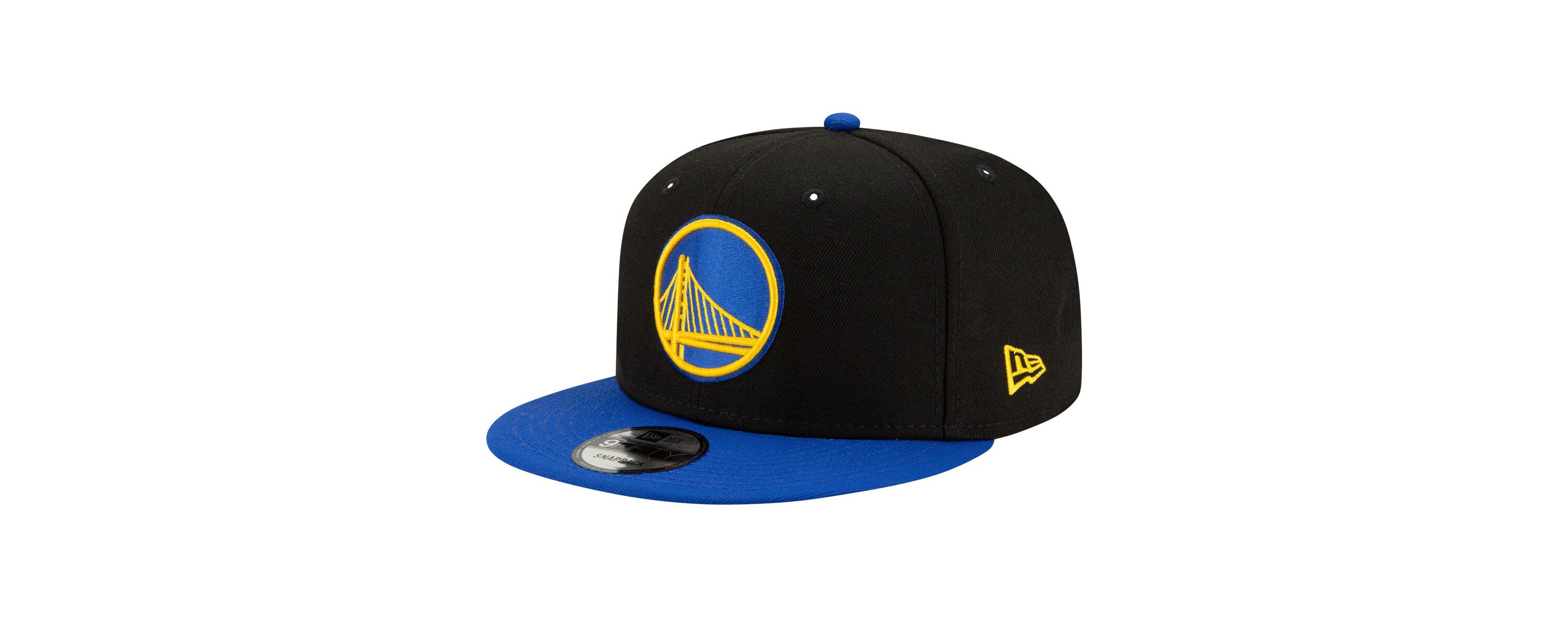 NBA Black/Royal Golden State Warriors Official Team Color 2Tone 9FIFTY Snapback Hat