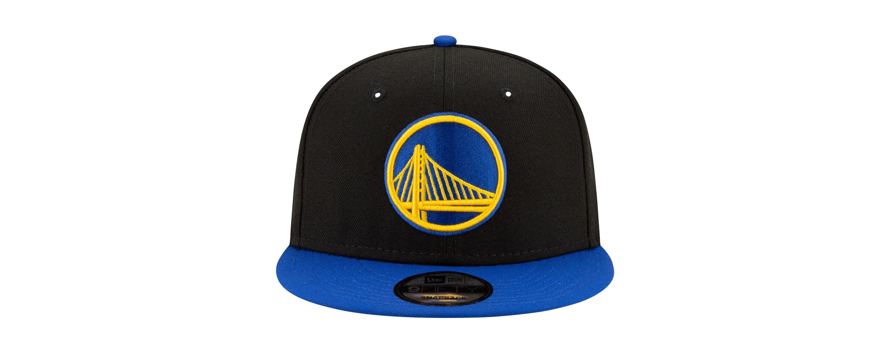 NBA Black/Royal Golden State Warriors Official Team Color 2Tone 9FIFTY Snapback Hat