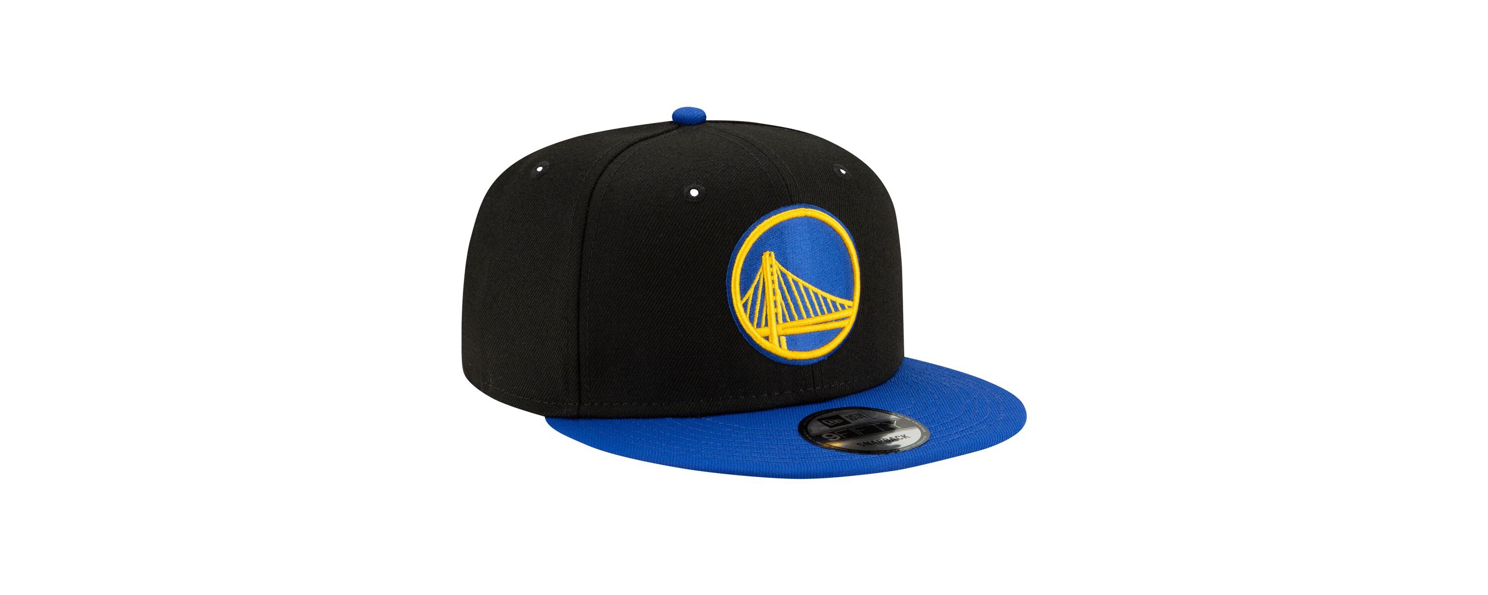 NBA Black/Royal Golden State Warriors Official Team Color 2Tone 9FIFTY Snapback Hat