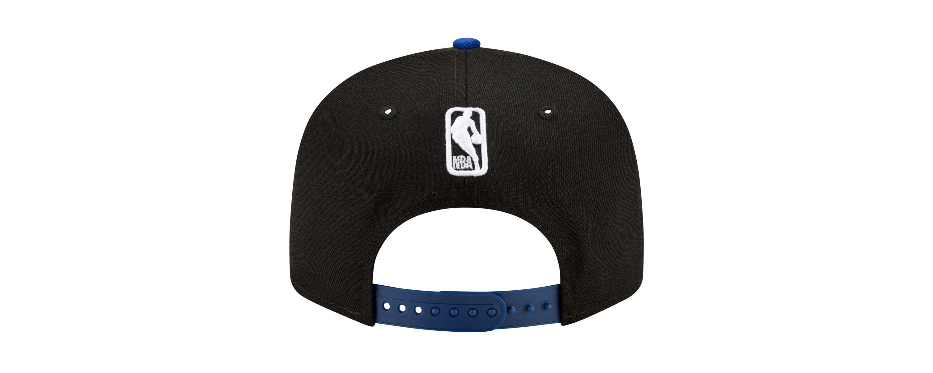 NBA Black/Royal Golden State Warriors Official Team Color 2Tone 9FIFTY Snapback Hat