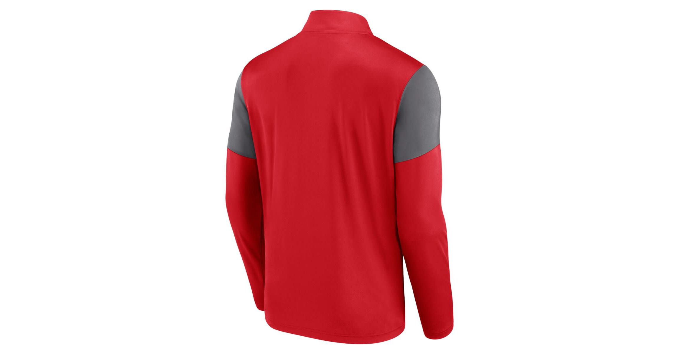 NHL Fanatics Washington Capitals Logo Quarter-Zip Top