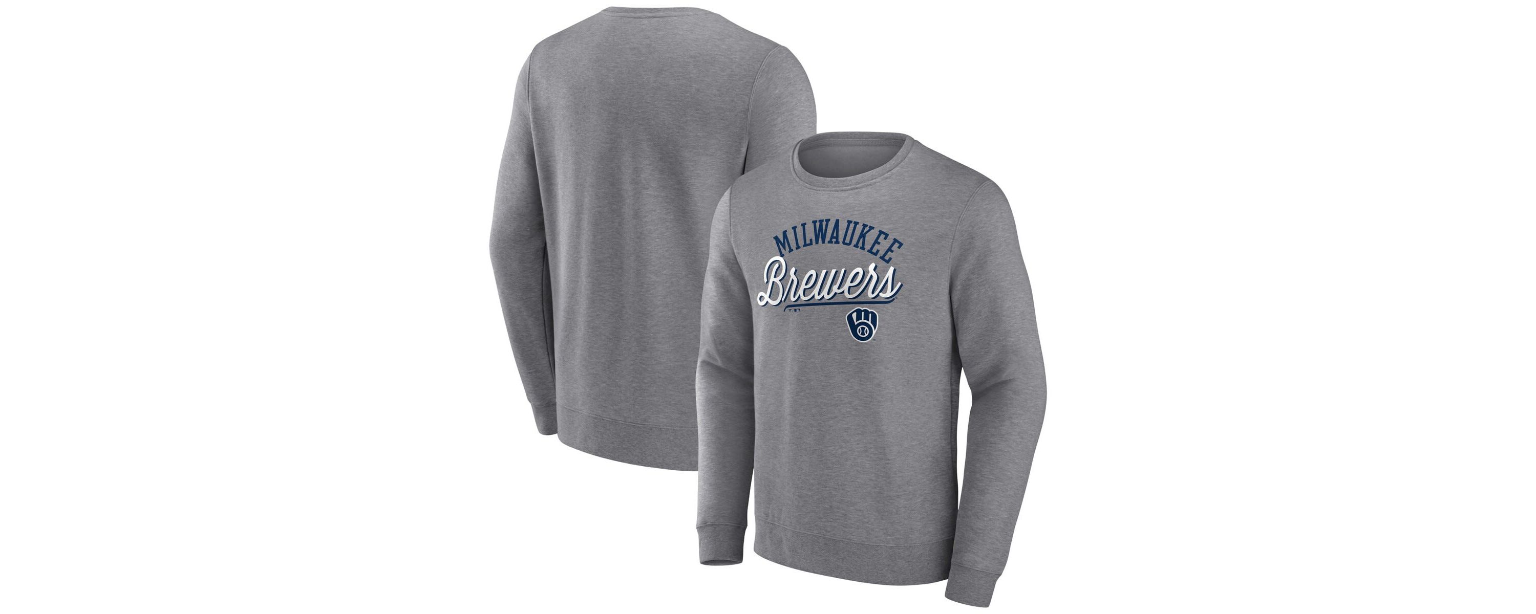MLB Fanatics Milwaukee Brewers Simplicity Pullover Sweatshirt