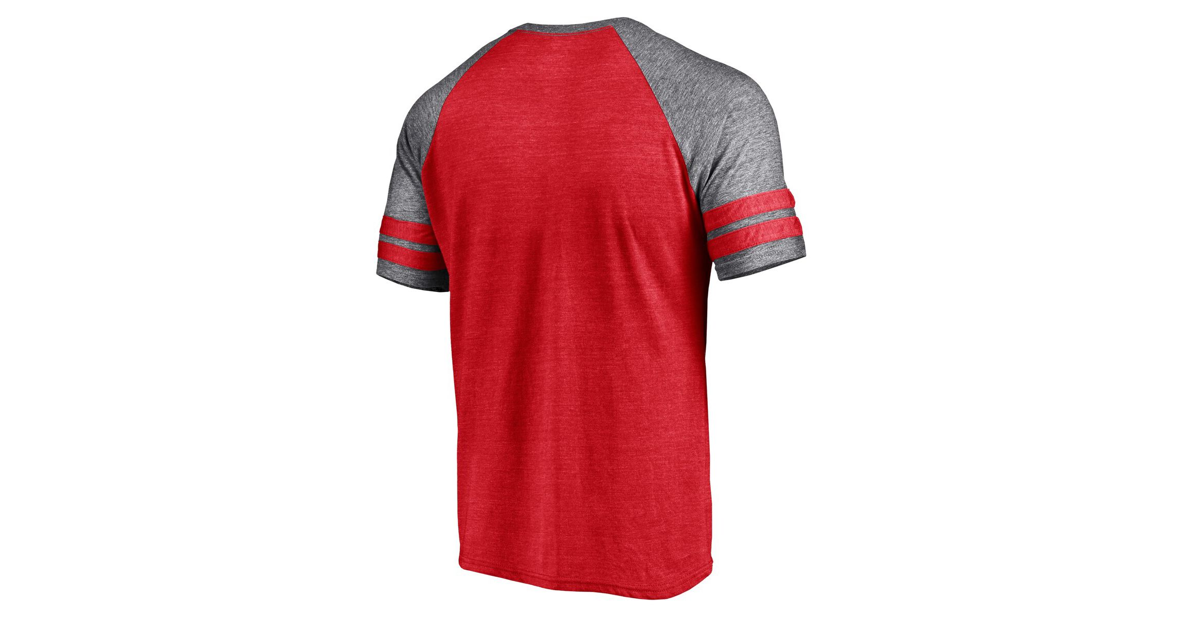 MLB Fanatics Minnesota Twins Utility Two-Stripe Raglan Tri-Blend T-Shirt