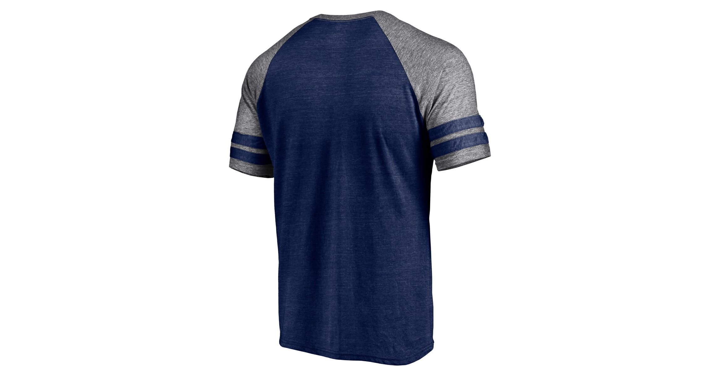 Boston Red Sox MLB Fanatics Boston Sox Utility Two-Stripe Raglan Tri-Blend T-Shirt