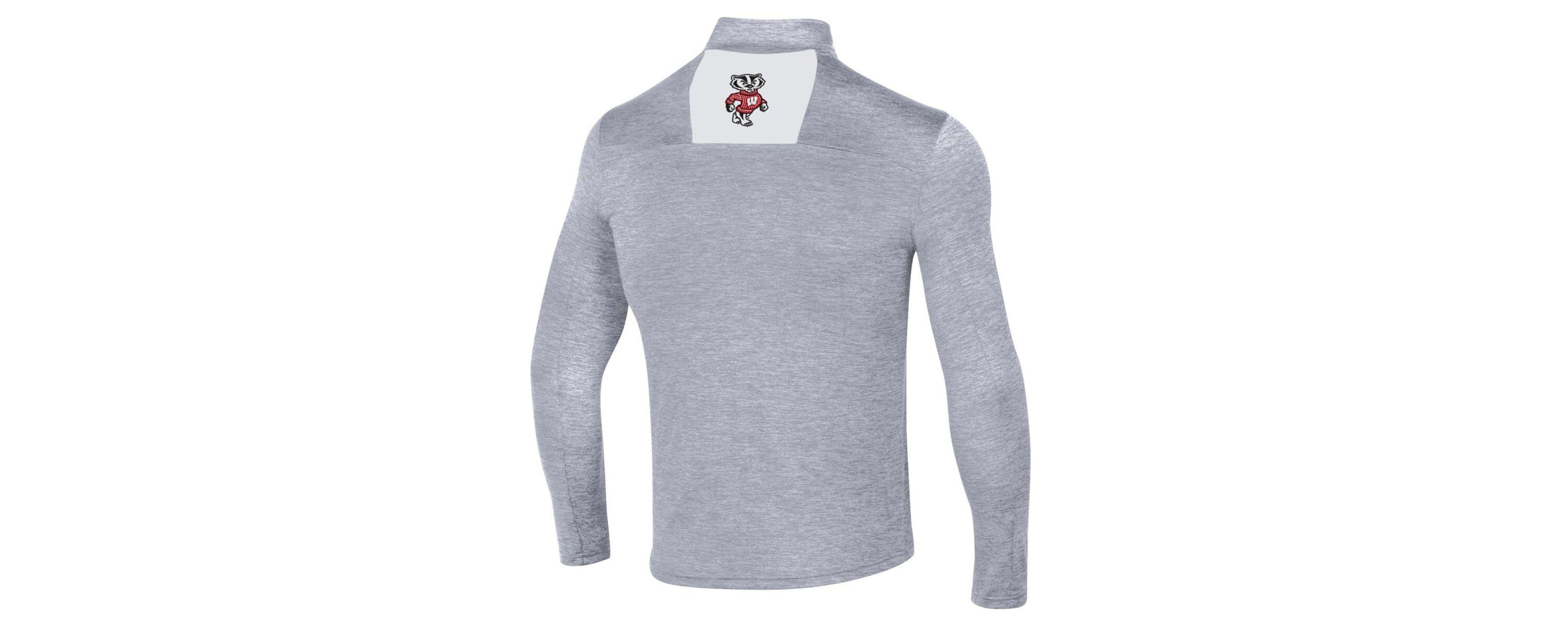 NCAA Under Armour Wisconsin Badgers Gameday Twist Quarter-Zip Top