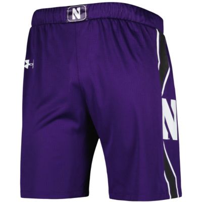 NCAA Under Armour Northwestern Wildcats Logo Replica Basketball Shorts