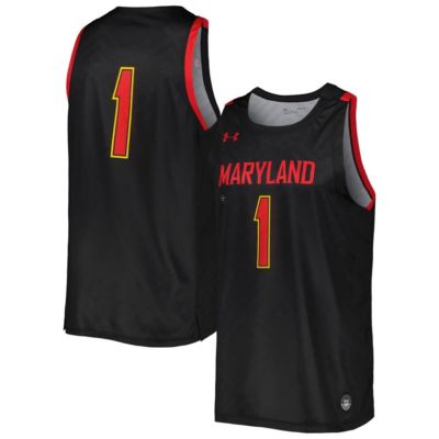 Men's NCAA Under Armour Maryland Terrapins Replica Basketball Jersey -  32041555025817