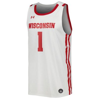 NCAA Under Armour Wisconsin Badgers Replica Basketball Jersey