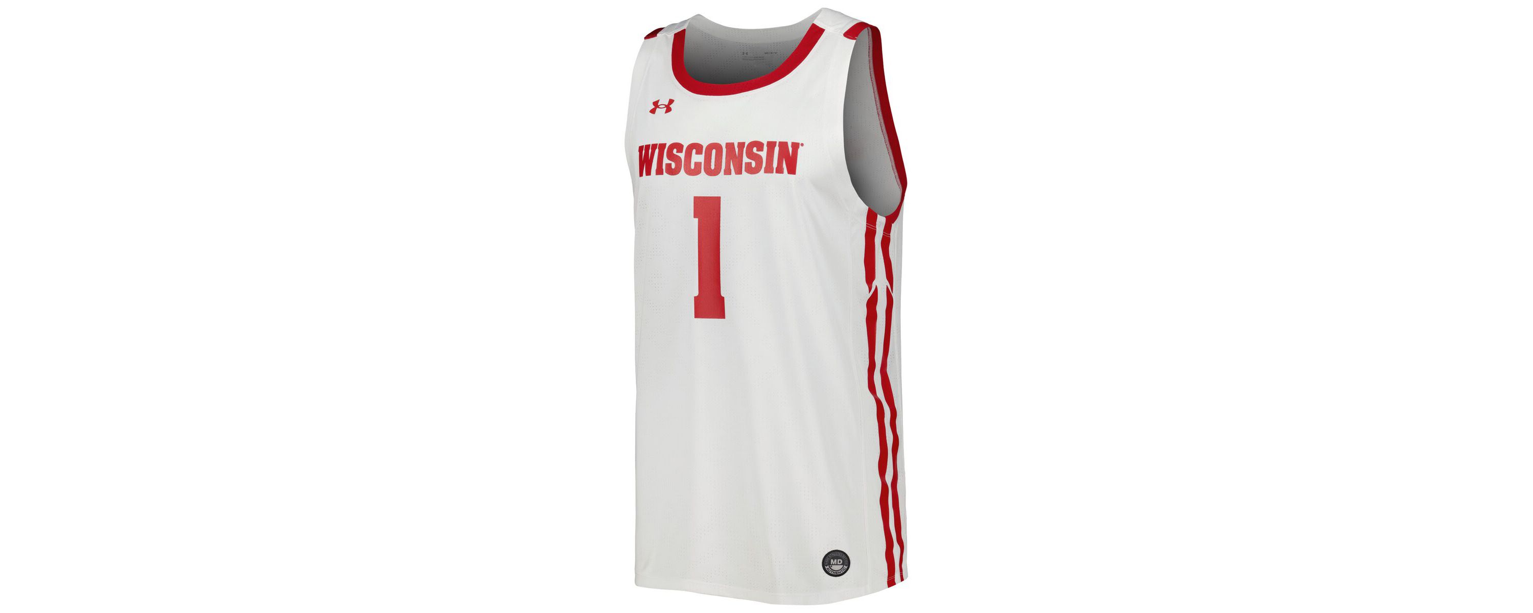 NCAA Under Armour Wisconsin Badgers Replica Basketball Jersey
